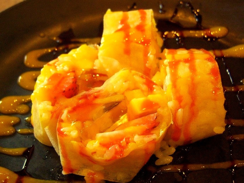 Dessert Sushi Roll @ aZian (by GlobalBloggeR)