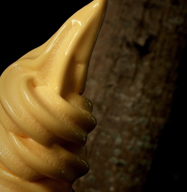 Yellow Ice Cream Twirl