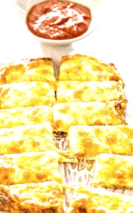 Cheesy Cauliflower Breadsticks (by Jo Cooks)